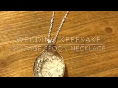 Wedding Dress Keepsake: Altered Vintage Spoon Necklace