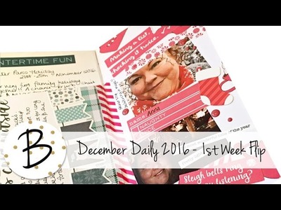 1st Week Flip  - December Daily 2016