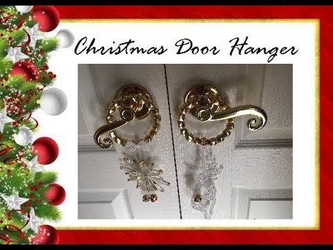 2 Christmas Door Hangers DIY (Dollar Tree)