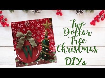 2 Dollar Tree Christmas DIYs