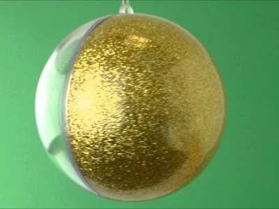 2 Part Plastic Glittered Christmas Baubles | the littlecraftybugs company