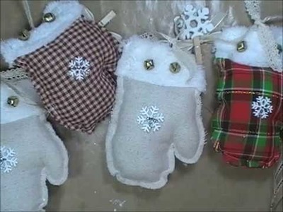 2017 Christmas Craft Bazaar diy Tutorial Series Vid 3: Mitten Garland