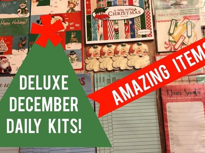 **ALL SOLD** Deluxe December Daily Kits! | 2017
