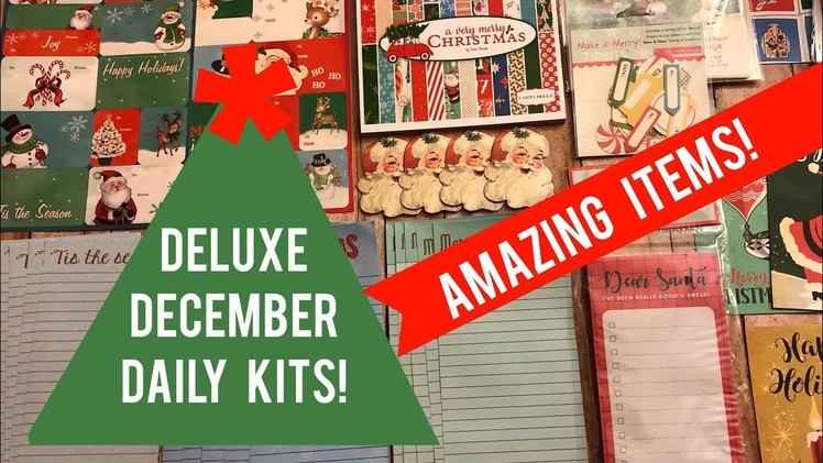 **ALL SOLD** Deluxe December Daily Kits! | 2017