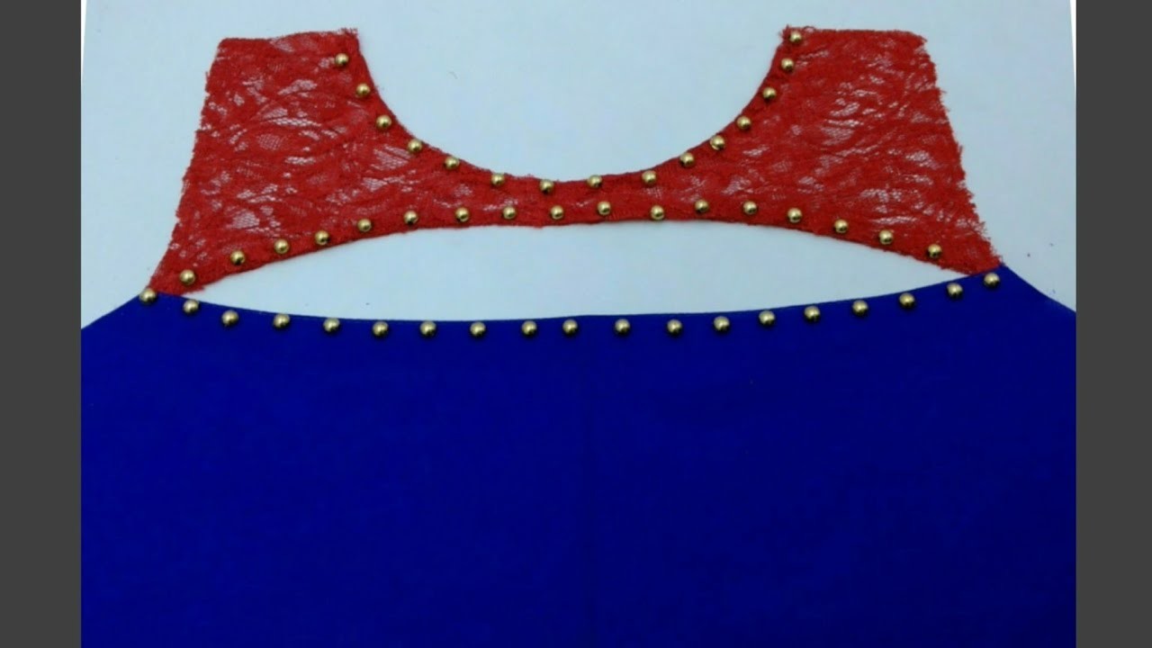 boat neck churidar cutting and stitching