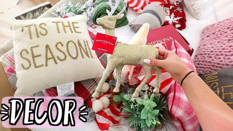 Christmas Decor Haul!! Biggest Target Haul EVER! AlishaMarieVlogs