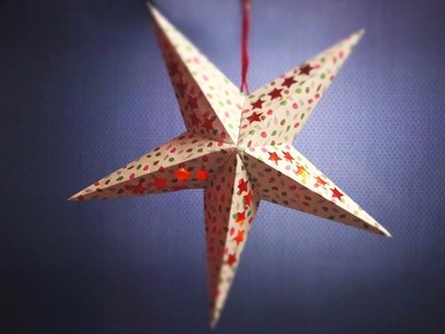 Christmas Star Making Step by Step | Paper Star Template | Christmas Decorations