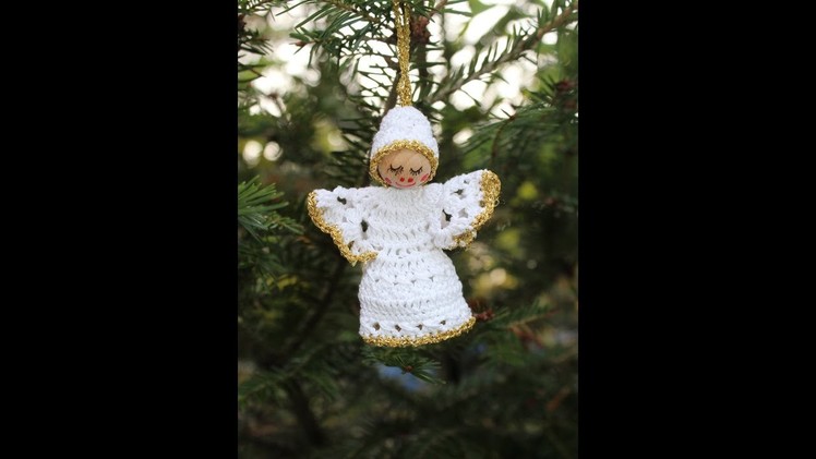 Crochet a Little Angel - Christmas Tree Ornament - Part 2 of 2