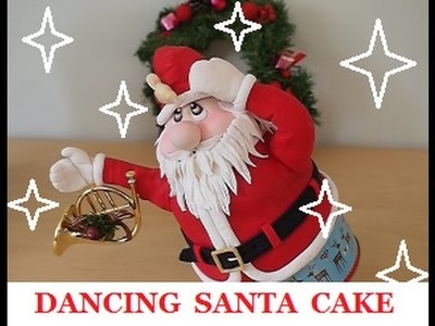 DANCING SANTA CLAUS CAKE. . a great xmas cake idea!!