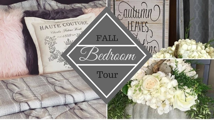 Decorating Small Spaces| A Cozy Fall Bedroom Tour| Before & After