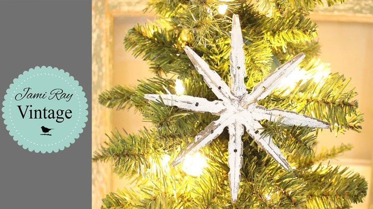 DIY Christmas Tree Star | Easy Holiday Craft