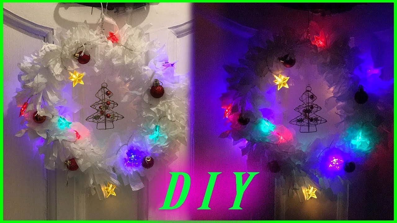 DIY Christmas  Wreaths Cheap  Christmas  Decorations  