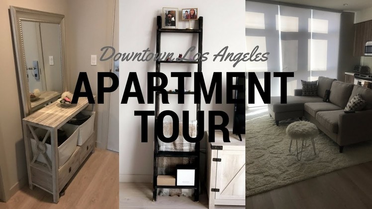 DOWNTOWN LOS ANGELES APARTMENT TOUR | HOW TO FURNISH A SMALL SPACE