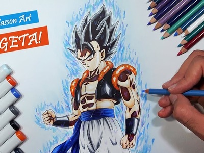 Drawing Gogeta - ULTRA INSTINCT! | Dragon Ball Super