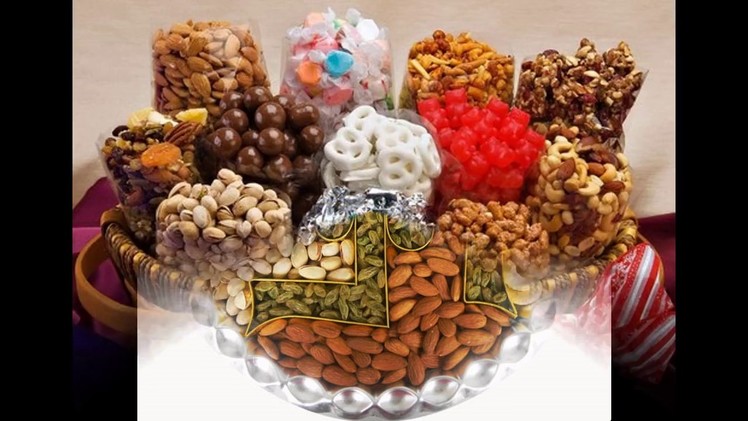 Dry fruit basket decoration