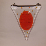 Easter-egg-bunting-in-fused-glass-hang-fireplace-window-bedroom-outside-MADE TO ORDER