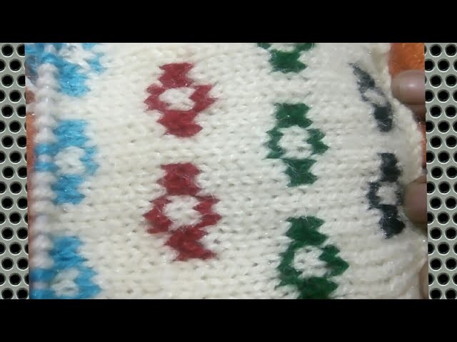 Easy knitting pattern design for beginners | sweater bunai in hindi | multicolor design