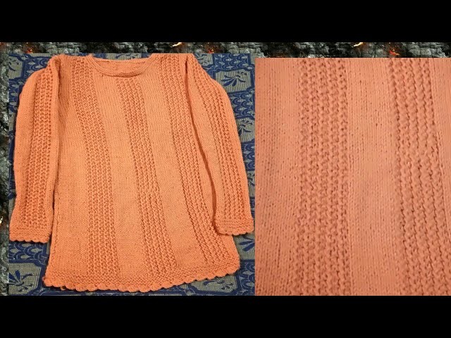 Easy knitting pattern for beginners | sweater bunai in hindi | sweater design