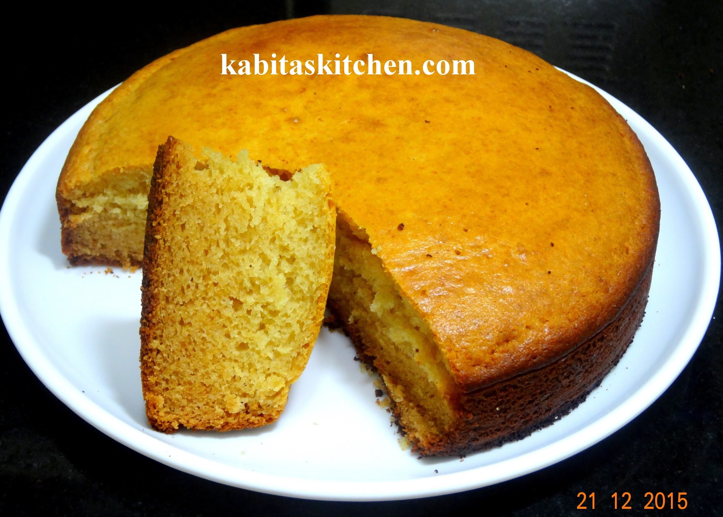 Eggless Sponge Cake Recipe How To Make Perfect Basic Sponge Cake