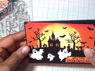 Halloween Card Series | Card #5 | Distress Ink Pads