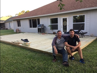 How to Build a Ground Level Deck (Father & Son Project)