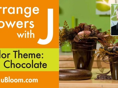 How to Create a Chocolate Brown Colored Arrangement!