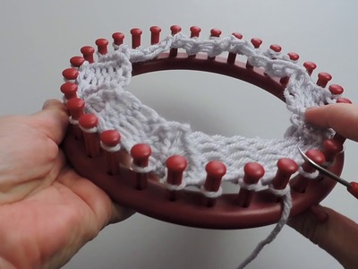 How to Loom Knit a Boot Cuff (Beginner friendly)