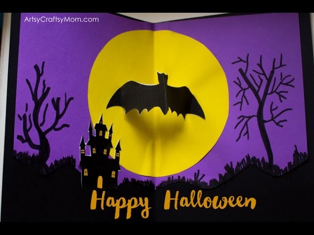 How to make a Halloween Pop Up Card