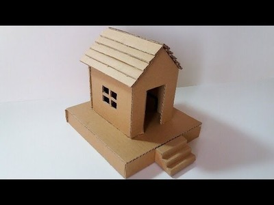 How to Make a Small Cardboard House (SIMPLE AND EASY WAY)