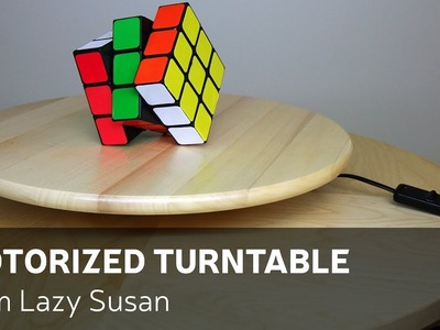 How To Make Motorized Turntable From Lazy Susan