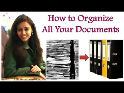 ????How to Organize Important Documents  | Guide To Arrange Your Paperwork