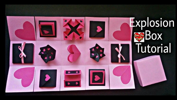 Infinity Explosion Box Tutorial | DIY | Valentine's Day. Anniversary Gift Idea
