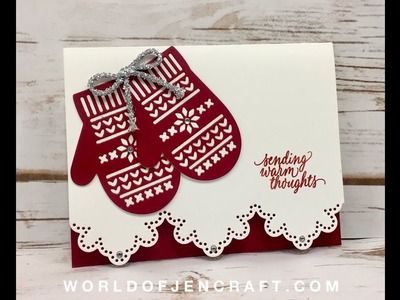 Many Mittens Card 1   Stampin' Up!
