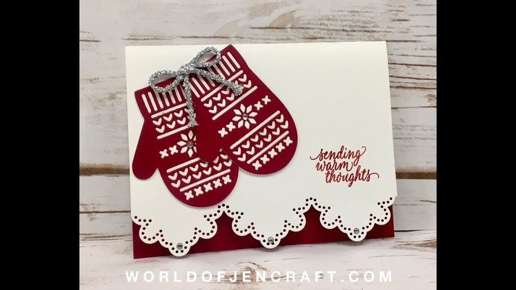 Many Mittens Card 1   Stampin' Up!