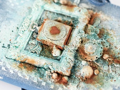Mixed Media Art journal cover with Tiffany Solorio