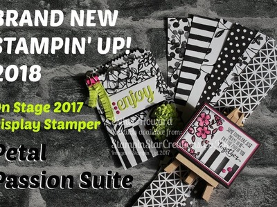 NEW 2018 STAMPIN UP product! Petal Palette ???? and Petal Passion Onstage Display, Saleabration