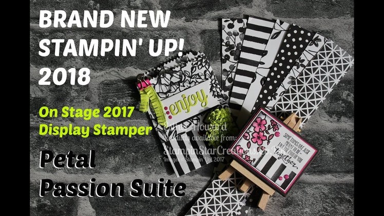 NEW 2018 STAMPIN UP product! Petal Palette ???? and Petal Passion Onstage Display, Saleabration