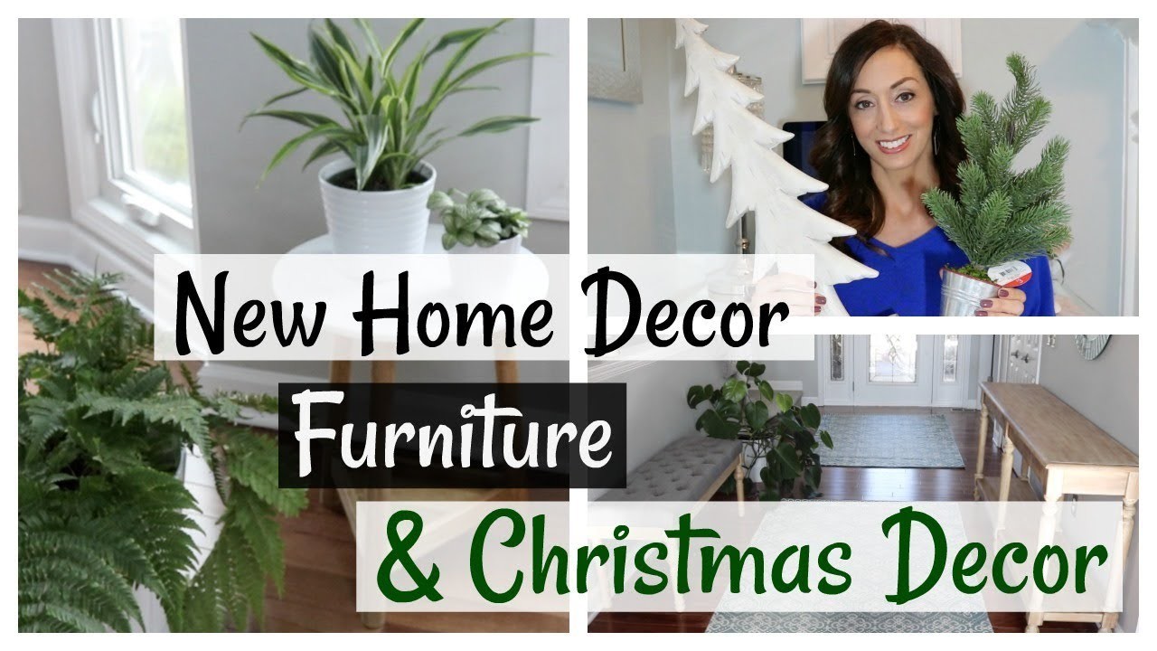 New Home Decor Haul + Entryway Furniture + Christmas Decor