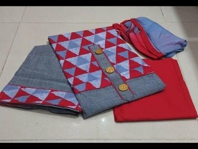 New Trends Churidar Materials || Beautiful mayur cotton Churidar phulkari collection