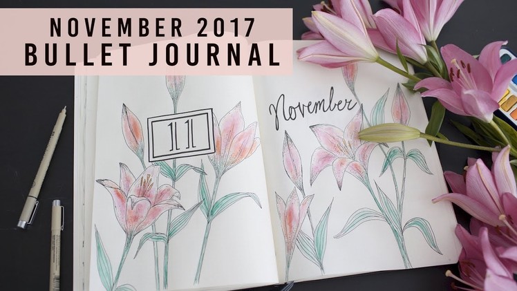 PLAN WITH ME | NOVEMBER 2017 | BULLET JOURNAL IDEAS | ANN LE