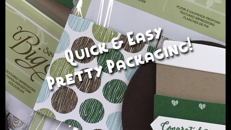Quick & Simple Pretty Packaging with Coffee Cups Framelits by Stampin' Up!