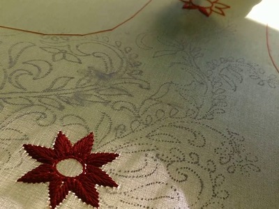 Saree blouse embroidery design 001
