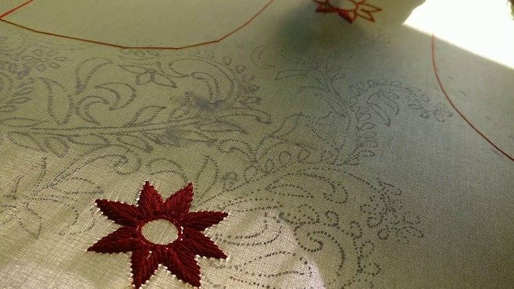 Saree blouse embroidery design 001