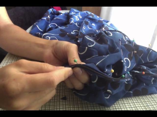 Sewing in a lining for you to fall asleep