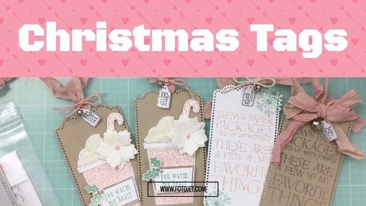 Shabby Chic Christmas Tags | Coffee Themed