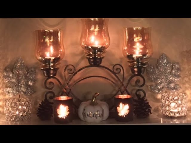 Simple and Elegant Fall Mantle Styling | Fall 2017
