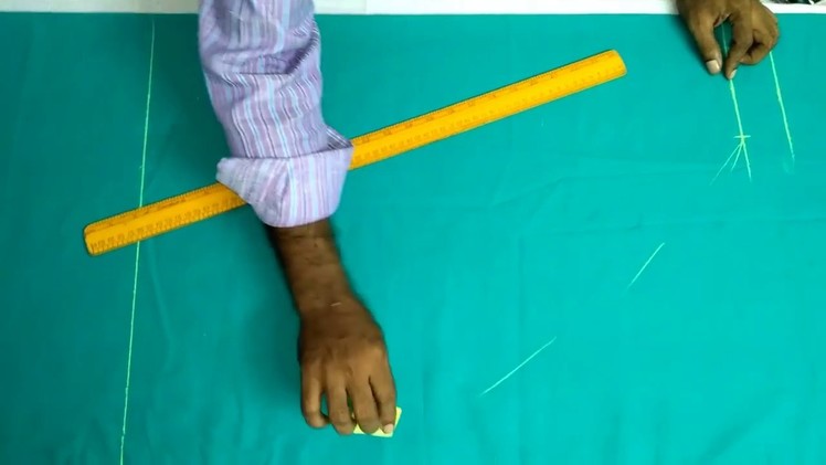 Simple Patiala Salwar Cutting and Stitching in Telugu