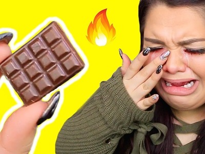 Spiciest Chocolate In The World Challenge! *Gone Wrong* Extreme Spicy Challenge