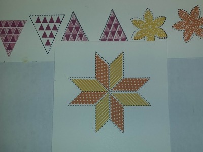 Stampin' Up! Christmas Quilt Tip: lining up stamps