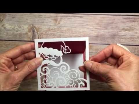 Stampin' Up! Detailed Santa Tea Light Easel Card